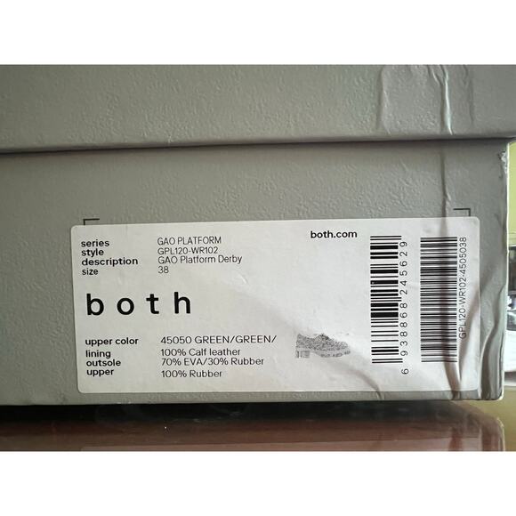 Both × both paris - Gem RARE BOTH PARIS GAO Platform Derby